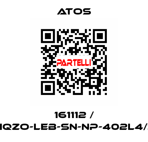 161112 / LIQZO-LEB-SN-NP-402L4/Z Atos