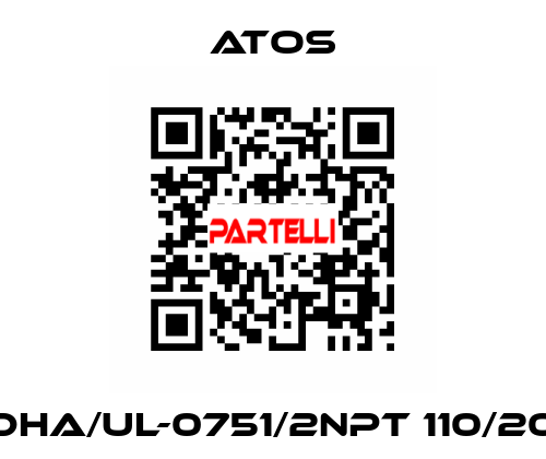 DHA/UL-0751/2NPT 110/20 Atos