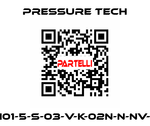 MF101-5-S-03-V-K-02N-N-NV-015 Pressure Tech