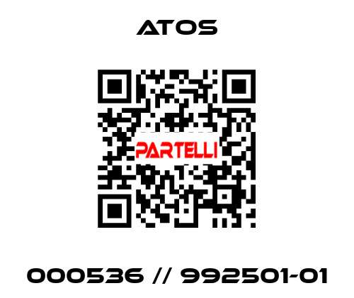 000536 // 992501-01 Atos