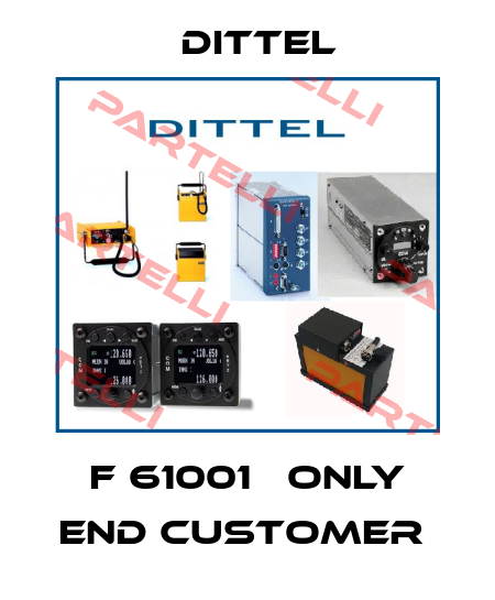F 61001   only end customer  Dittel