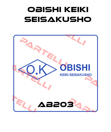 AB203 Obishi Keiki Seisakusho