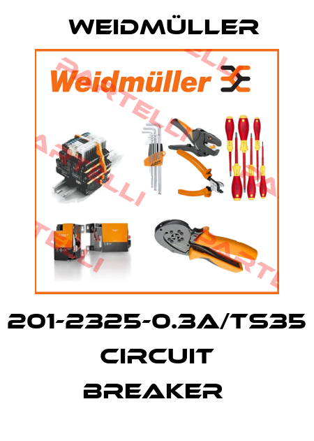 201-2325-0.3A/TS35 CIRCUIT BREAKER  Weidmüller