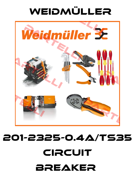 201-2325-0.4A/TS35 CIRCUIT BREAKER  Weidmüller