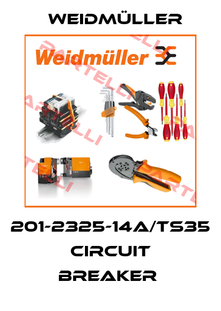 201-2325-14A/TS35 CIRCUIT BREAKER  Weidmüller