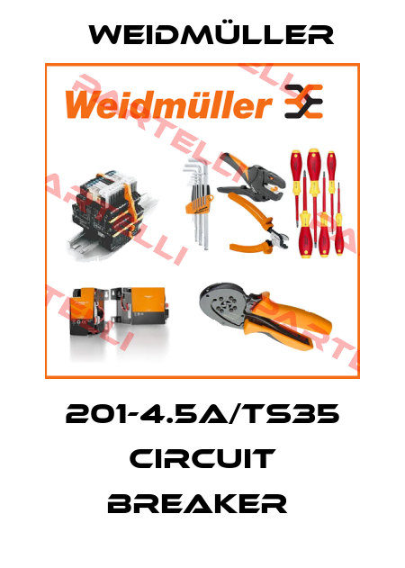 201-4.5A/TS35 CIRCUIT BREAKER  Weidmüller