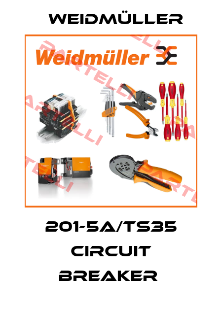 201-5A/TS35 CIRCUIT BREAKER  Weidmüller
