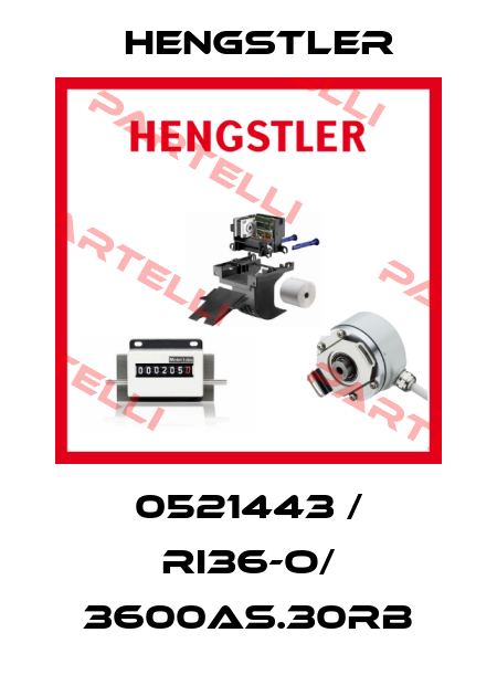 0521443 / RI36-O/ 3600AS.30RB Hengstler