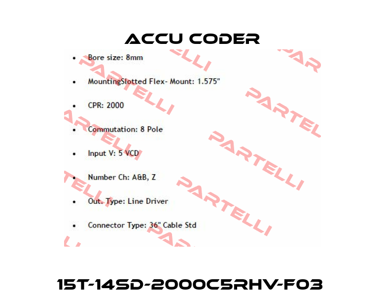 15T-14SD-2000C5RHV-F03  ACCU CODER