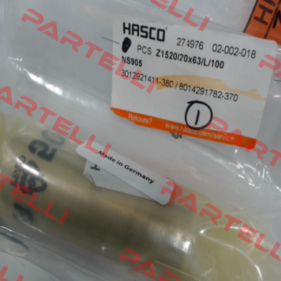 Z1520/20x63/L/100 Hasco