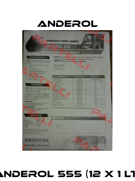ANDEROL 555 (12 x 1 LT) Anderol