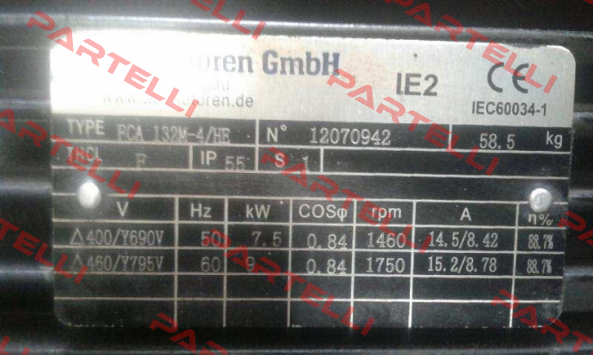 IE2AC13M4004 AC Motoren