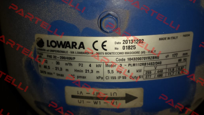 FHE 32-200/406/P Lowara