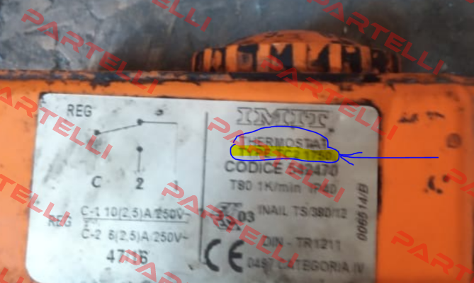 Type: TC2 1750 542470 alternative 67407X AFRISO IMIT (Afriso)