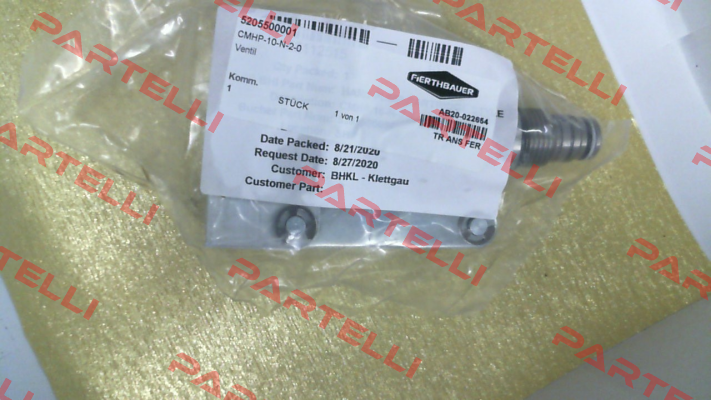 5205500001 / CMHP-10-N-2-0 Bucher