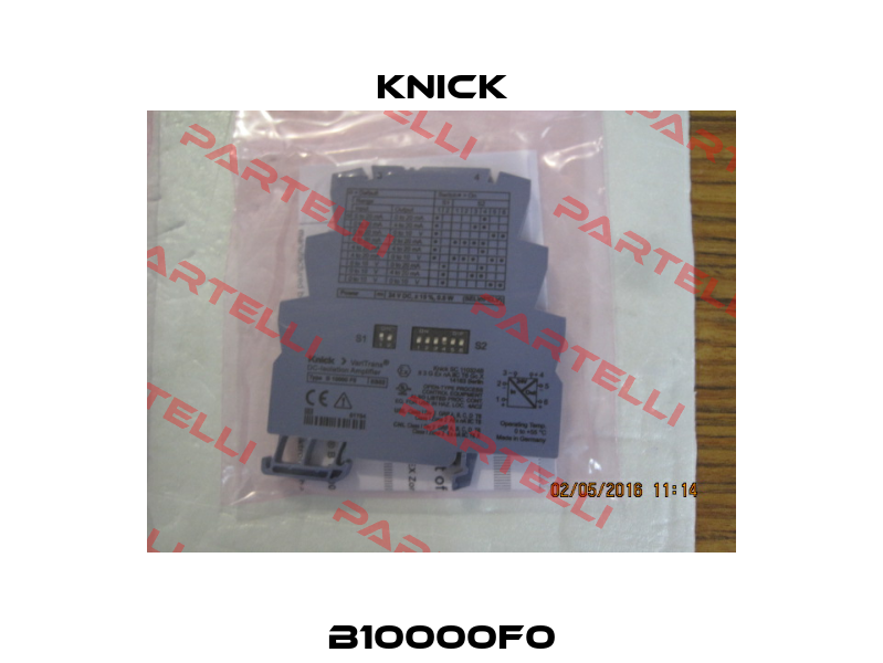 B10000F0 Knick