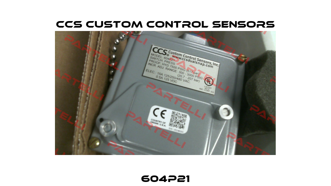 604P21 CCS Custom Control Sensors