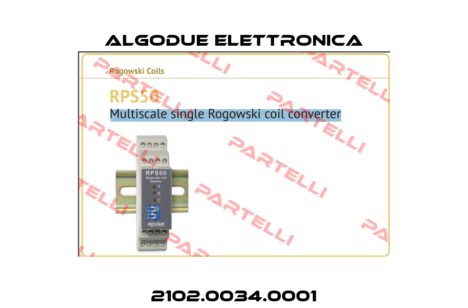 2102.0034.0001 Algodue Elettronica