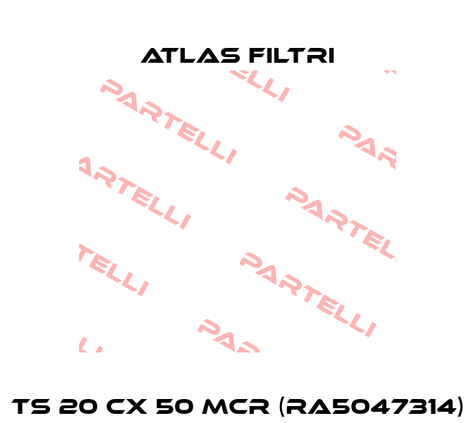 TS 20 CX 50 mcr (RA5047314) Atlas Filtri