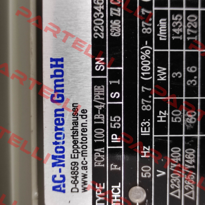 FCPA 100 LB4 / PHE AC Motoren
