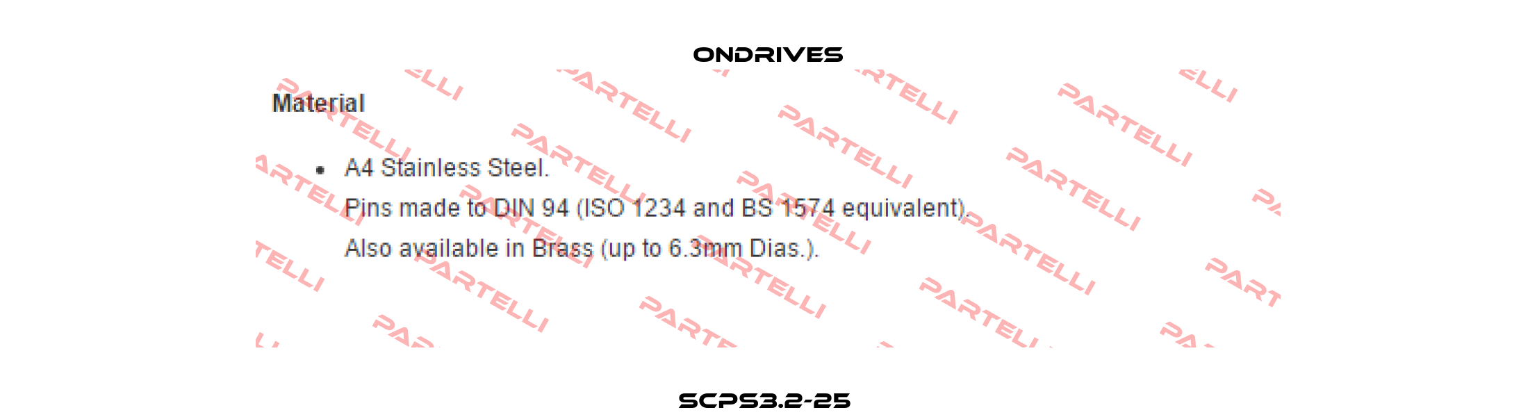 SCPS3.2-25  Ondrives