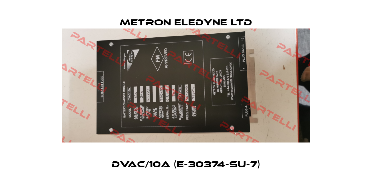 DVAC/10A (E-30374-SU-7) Metron Eledyne Ltd