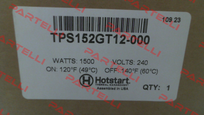 TPS152GT12-000 Hotstart