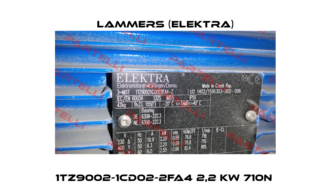 1TZ9002-1CD02-2FA4 2,2 kW 710n  Lammers (Elektra)